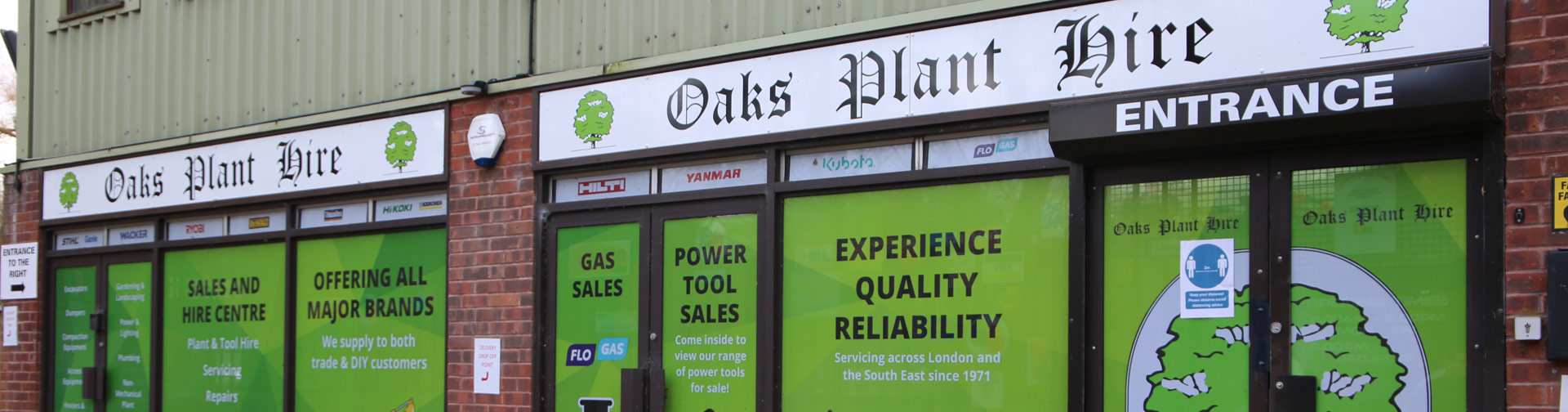 Welcome to Oaks Plant Hire